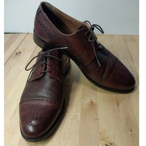 Montecatini Leather Wing Tip Oxford Italian Shoes
